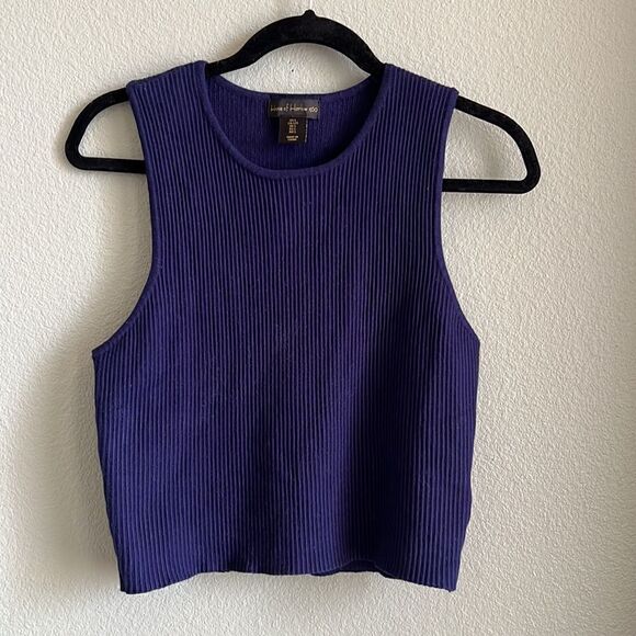 House of Harlow 1960 Sweater Vest Top - Picture 2 of 4